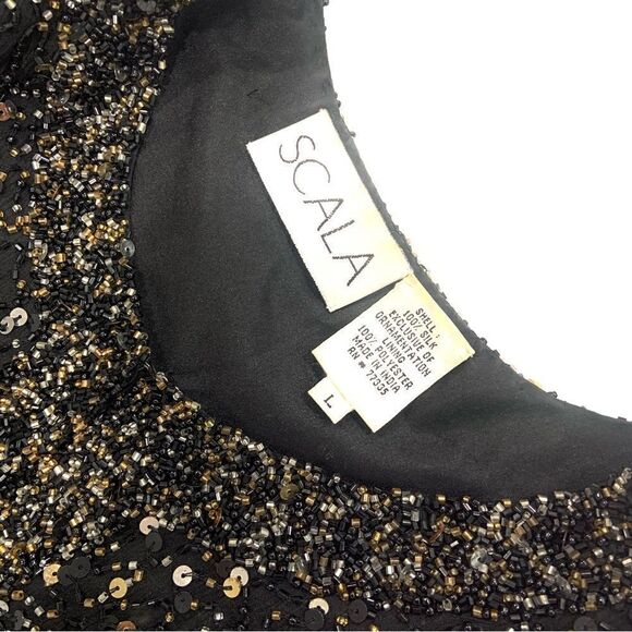 SCALA Silk Sequin Jacket - Picture 6 of 10
